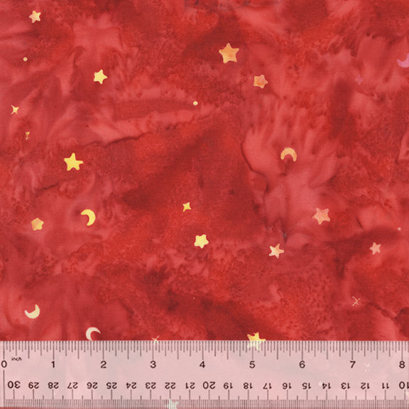 Anthology Novelty - Cat Nap Starstruck Ray Of Light Batik Fabric