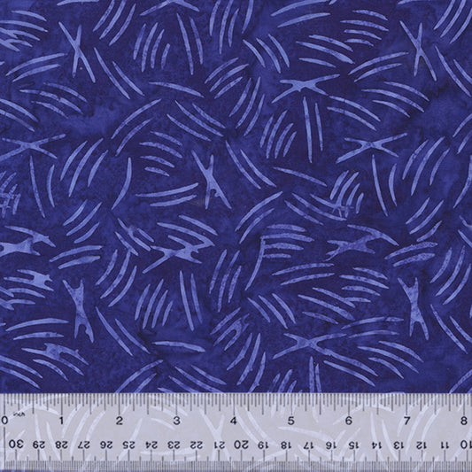Anthology Novelty - Cat Nap Cat Scratch Sunburst Batik Orange Fabric