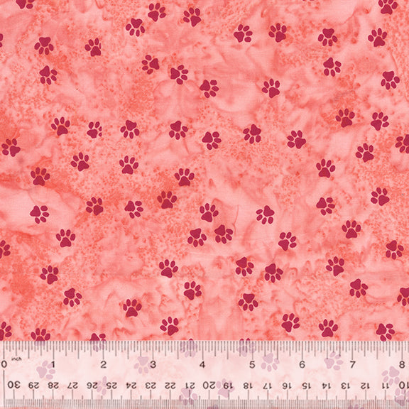 Anthology Novelty - Cat Nap Tired Paws Batik Dreamy Fabric