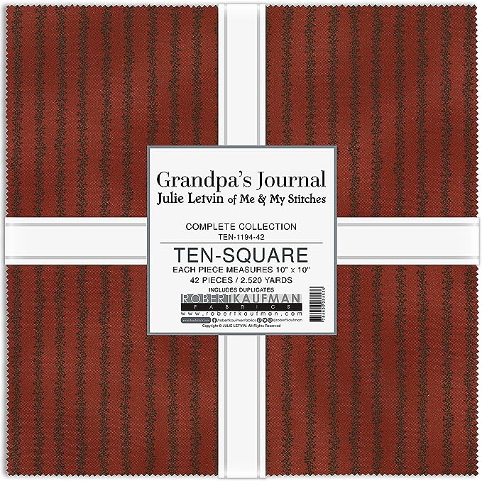 Grandpa's Journal Ten-Square  42 - 10" squares