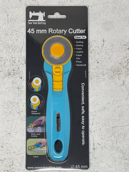 SY 45mm Rotary Cutter Sky Blue