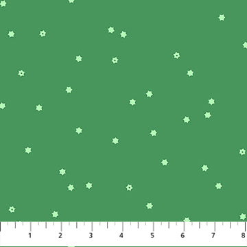 Seasons Basics - Flowers - Green - Yardage