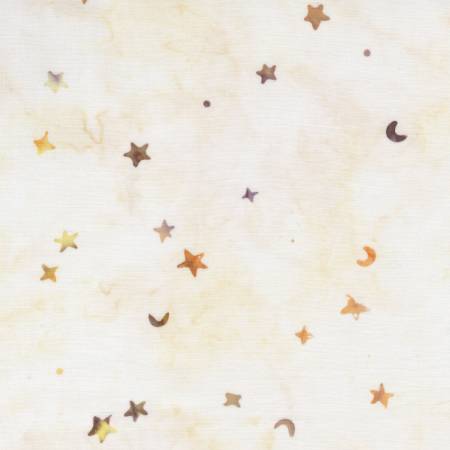 Lenore Spirit Stars Batik Halloween Yardage