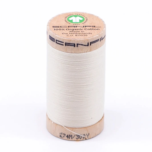 Scanfil Organic Cotton Thread 30/2 wt 300 yards Solitary Star 4852