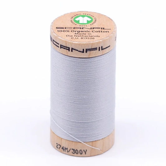 Scanfil Organic Cotton Thread 30/2 wt 300 yards Oyster Mushroom 4855