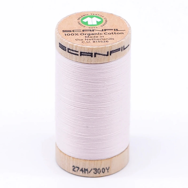 Scanfil Organic Cotton Thread 30/2 wt 300 yards Delicacy 4868