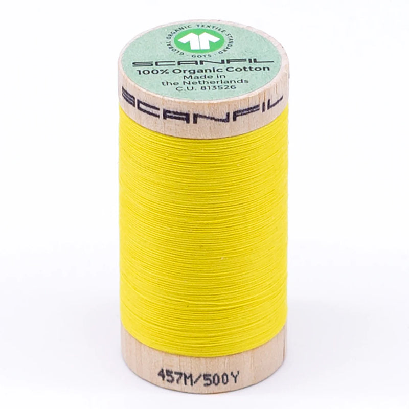 Scanfil Organic Cotton Thread 50/2 wt 500 yards Illuminating 4803