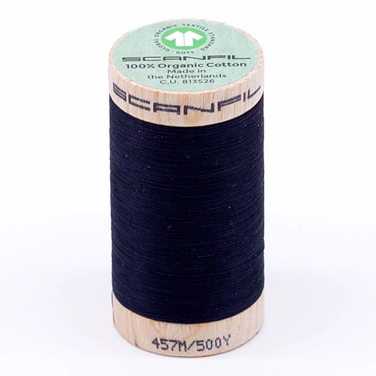 Scanfil Organic Cotton Thread 50/2 wt 500 yards Night Sky 4818