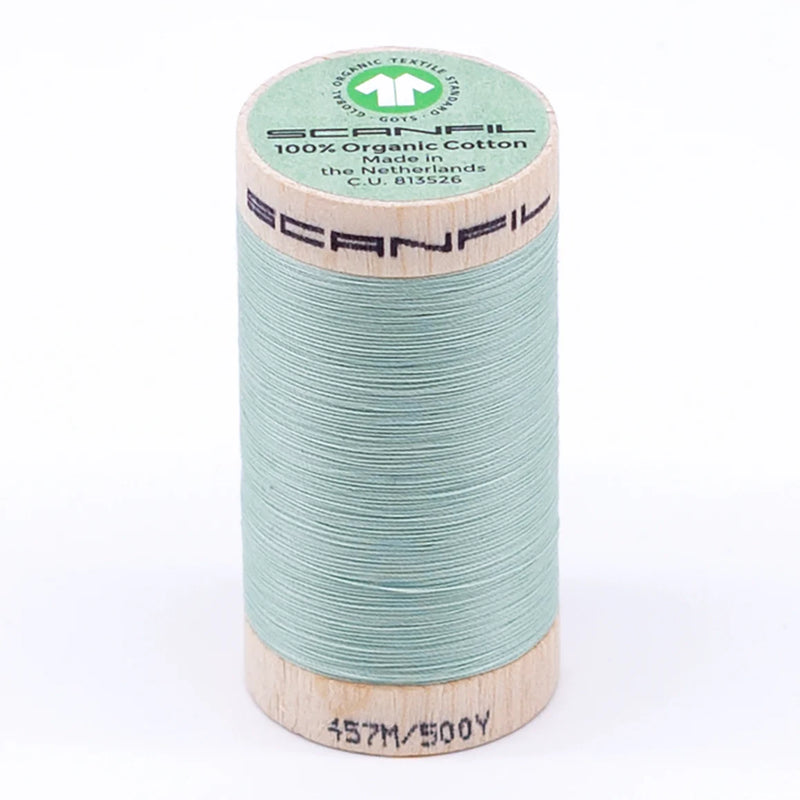 Scanfil Organic Cotton Thread 50/2 wt 500 yards Spray 4820