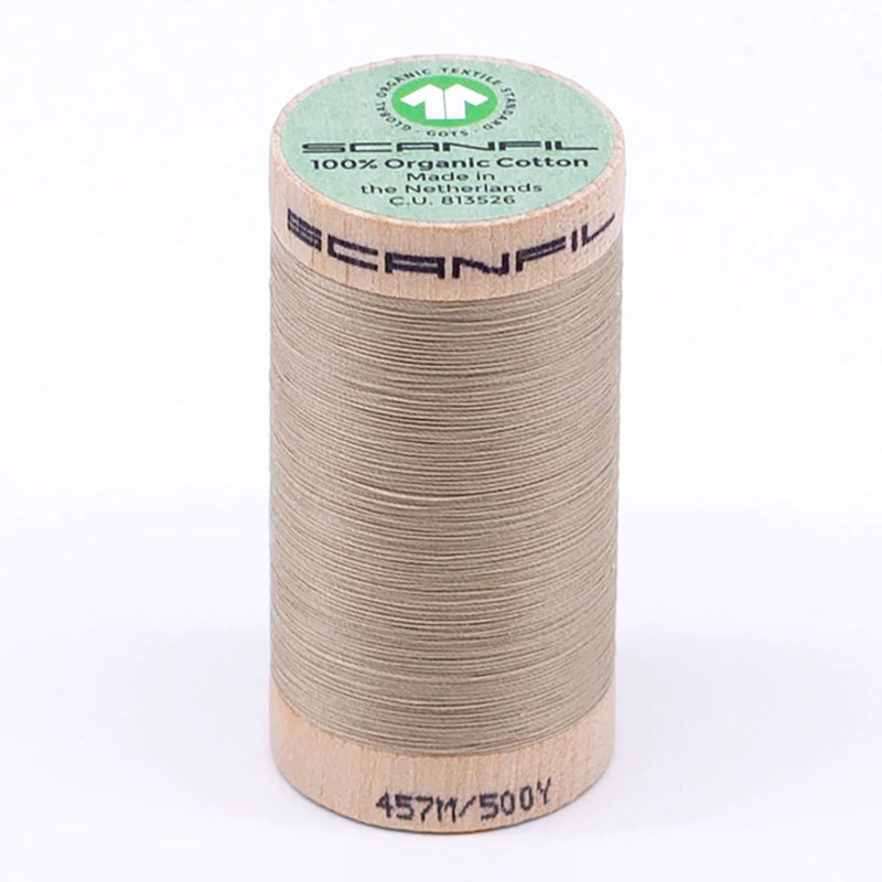 Scanfil Organic Cotton Thread 50/2 wt 500 yards Safari 4853