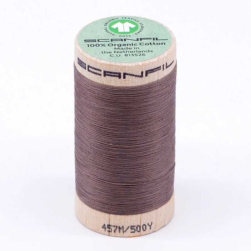 Scanfil Organic Cotton Thread 50/2 wt 500 yards Antier 4862