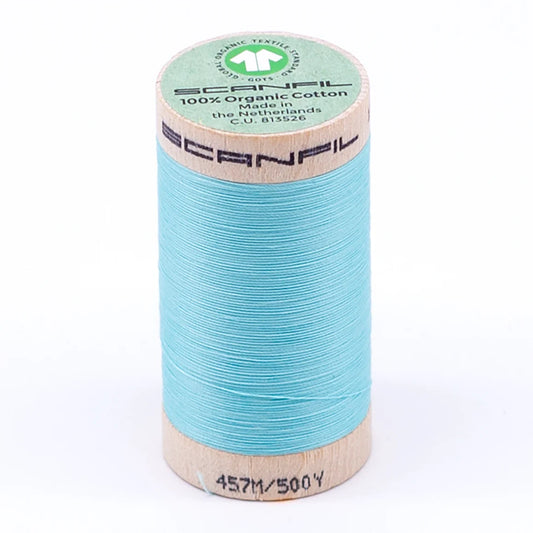 Scanfil Organic Cotton Thread 50/2 wt 500 yards Limpet Shell 4869