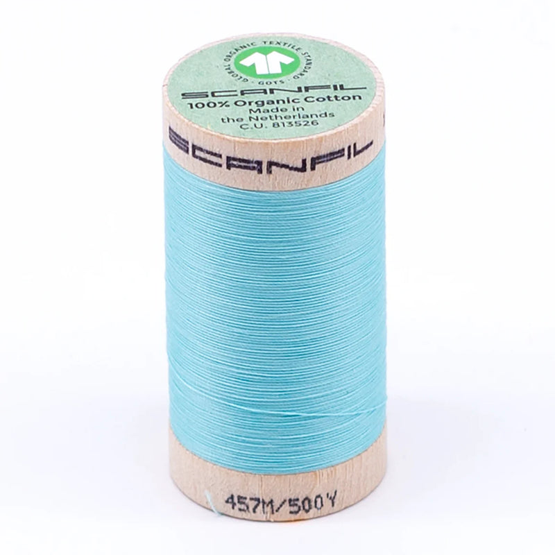 Scanfil Organic Cotton Thread 50/2 wt 500 yards Limpet Shell 4869