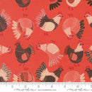 The Henhouse 48433 17 Tomato Fabric