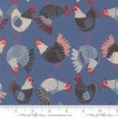 The Henhouse 48433 19 Cobalt Fabric