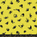 Freaky Familiars RS5191 12 Citron Fabric