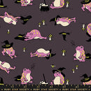 Freaky Familiars RS5192 15 Eggplant Fabric