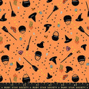 Freaky Familiars RS5195 12 Pumpkin Fabric