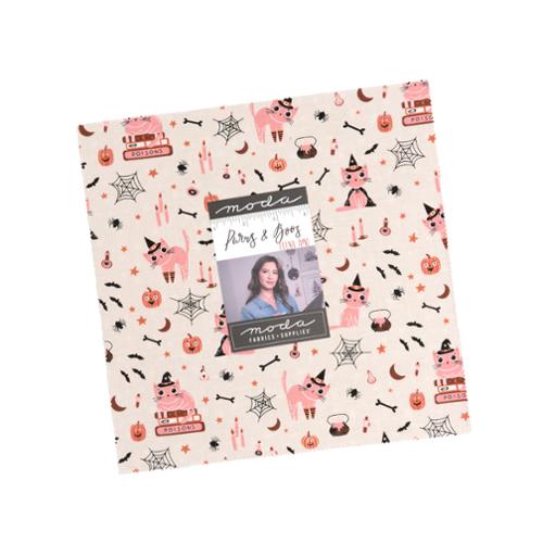 Purrs and Boos - 10" Squares, 42 pcs - Layer Cake