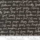Purrs and Boos 39062 16 Black Cat Fabric