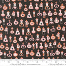 Purrs and Boos 39065 16 Black Cat Fabric