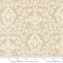 Breathtaking Blues - Damask - Ecru - Yardage