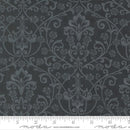 Breathtaking Blues - Damask - Midnight - Yardage