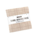 Flannel Gatherings Basics - 5" Squares, 42 pcs - Charm Pack