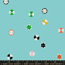 1 800 Notion - Buttons Retro - Cloudless - Yardage