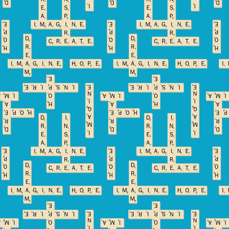 Hasbro Gaming III - Light Blue Scrabble Find the Word Yardage