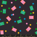 1 800 Notion - Spools Retro - Soft Black - Yardage