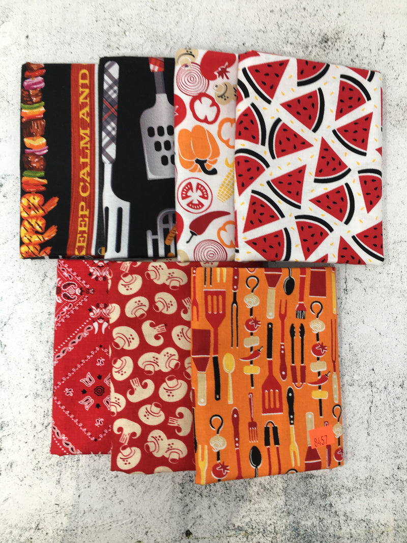 7 Fat Quarter Bundle 8457 - Single Special