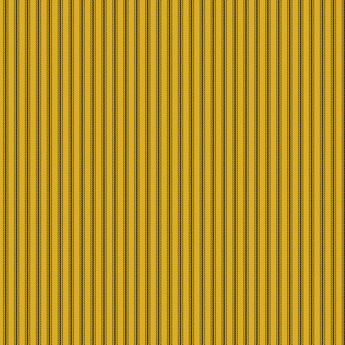 Stitching Housewives Stripes Gold/Black Fabric