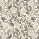 Blackberry Bramble - Packed Floral - Ivory - Yardage