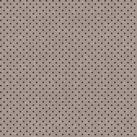 Blackberry Bramble - Small Dots - Gray / Dark Gray - Yardage