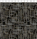 Steampunk Menagerie - Pipes - Gray - Yardage