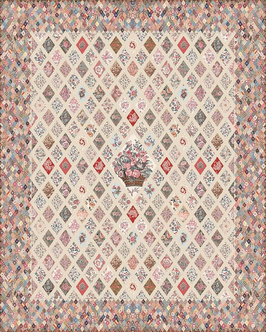 Jane Austen House - Collection Jane Austen 80"x 100" - Quilt Kit