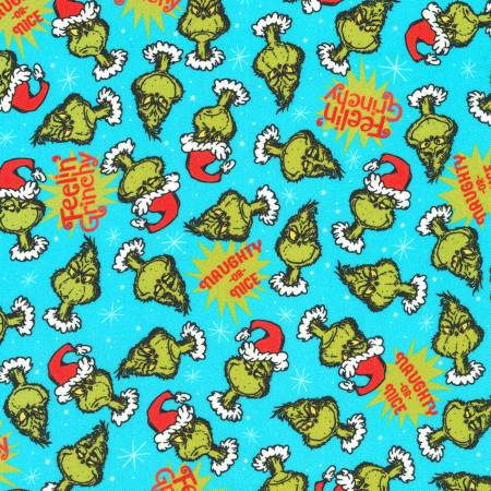 How The Grinch Stole Christmas Grinches On Ice Fabric