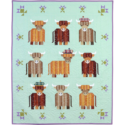 Mini Coos - A Highland Cow -  Pattern