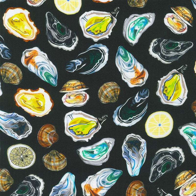 Chef's Table Night Shells Fabric