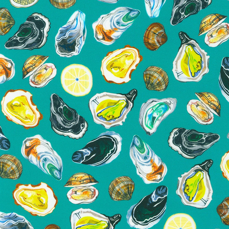 Chef's Table Seascape Shells Fabric