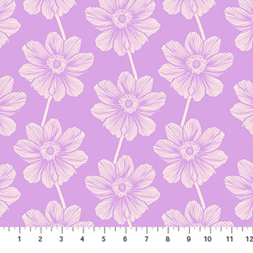Indelible Anemone Lilac Fabric