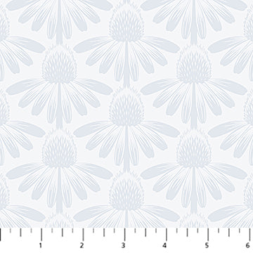 Indelible Soft Coneflower Cloud Fabric