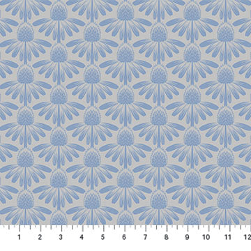 Indelible Coneflower Sky Fabric