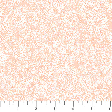Indelible Soft Mums Creamsicle Fabric