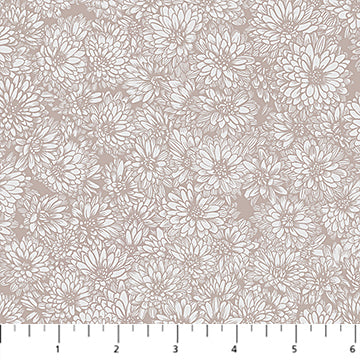 Indelible Soft Mums Beige Fabric