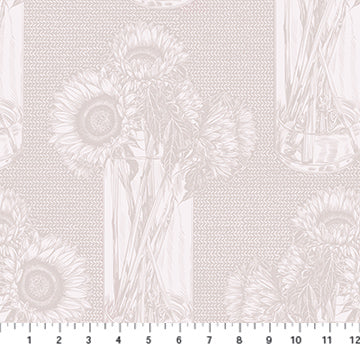 Indelible Soft Sunflowers Breath Fabric