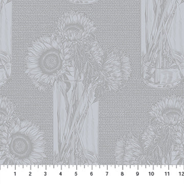 Indelible Soft Sunflowers Whisper Fabric
