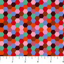 Piecework Hexagons Rustic Fabric