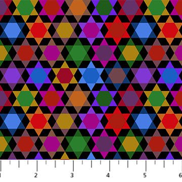 Piecework Oh My Stars Mosaic Fabric